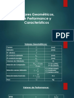 5- Valores Geométricos, de Performance y Característicos