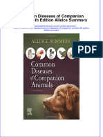 Download pdf Common Diseases Of Companion Animals 4Th Edition Alleice Summers ebook full chapter 