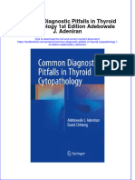 PDF Common Diagnostic Pitfalls in Thyroid Cytopathology 1St Edition Adebowale J Adeniran Ebook Full Chapter