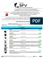 Lista de Precios Sfv New