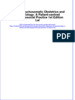 Textbook Clinical Psychosomatic Obstetrics and Gynaecology A Patient Centred Biopsychosocial Practice 1St Edition Lal Ebook All Chapter PDF