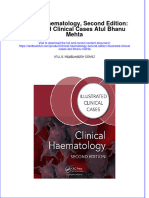 Textbook Clinical Haematology Second Edition Illustrated Clinical Cases Atul Bhanu Mehta Ebook All Chapter PDF