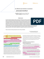 ¿Los adhesivos de dentina se han vuelto demasiado hidrófilos.en.es