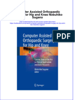 Textbook Computer Assisted Orthopaedic Surgery For Hip and Knee Nobuhiko Sugano Ebook All Chapter PDF
