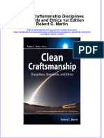 Full Chapter Clean Craftsmanship Disciplines Standards and Ethics 1St Edition Robert C Martin PDF