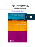 Textbook Collisions of Conflict Studies in American History and Culture 1820 1920 1St Edition Sobieraj Ebook All Chapter PDF