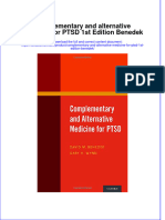 Textbook Complementary and Alternative Medicine For PTSD 1St Edition Benedek Ebook All Chapter PDF