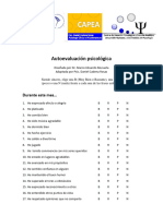 Autoevaluacion Psicologica Mensual