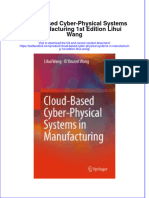 Textbook Cloud Based Cyber Physical Systems in Manufacturing 1St Edition Lihui Wang Ebook All Chapter PDF