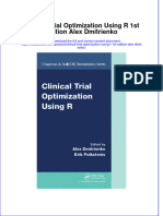 Download textbook Clinical Trial Optimization Using R 1St Edition Alex Dmitrienko ebook all chapter pdf 