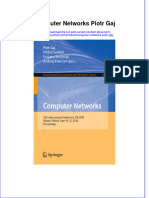 Textbook Computer Networks Piotr Gaj Ebook All Chapter PDF