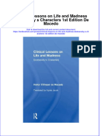 Full Chapter Clinical Lessons On Life and Madness Dostoevsky S Characters 1St Edition de Macedo PDF