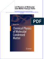 Full Chapter Chemical Physics of Molecular Condensed Matter Kazuya Saito PDF