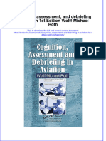 Textbook Cognition Assessment and Debriefing in Aviation 1St Edition Wolff Michael Roth Ebook All Chapter PDF