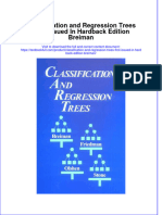 Download pdf Classification And Regression Trees First Issued In Hardback Edition Breiman ebook full chapter 