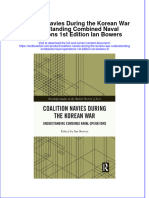 Download full chapter Coalition Navies During The Korean War Understanding Combined Naval Operations 1St Edition Ian Bowers 2 pdf docx