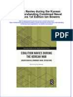 Download full chapter Coalition Navies During The Korean War Understanding Combined Naval Operations 1St Edition Ian Bowers pdf docx