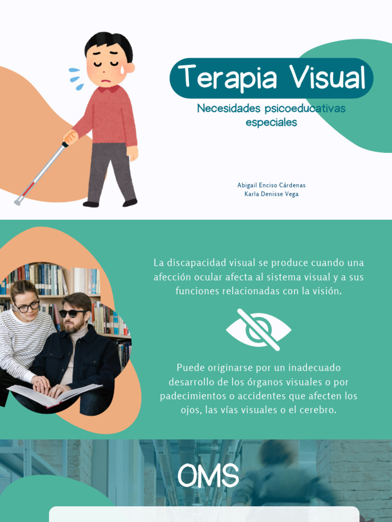 Terapia Visual para Discapacidad Visual | PDF | Ojo humano | Percepción ...