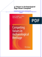 Textbook Competing Values in Archaeological Heritage Stuart Campbell Ebook All Chapter PDF