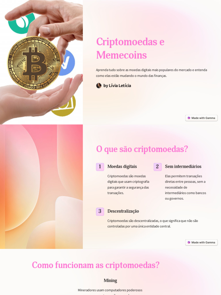 Criptomoedas e Memecoins: Guia Completo | PDF | Criptomoeda | Economias