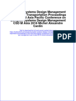 Download textbook Complex Systems Design Management Asia Smart Transportation Proceedings Of The Third Asia Pacific Conference On Complex Systems Design Management Csd M Asia 2018 Michel Alexandre Cardin ebook all chapter pdf 