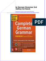 Textbook Complete German Grammar 2Nd Edition Ed Swick Ebook All Chapter PDF