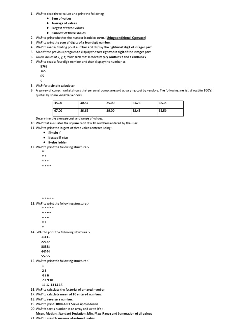 33 Python Programs for Beginners | PDF | Matrix (Mathematics) | String ...