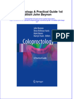 Download textbook Coloproctology A Practical Guide 1St Edition John Beynon ebook all chapter pdf 