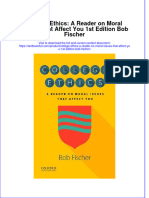 Textbook College Ethics A Reader On Moral Issues That Affect You 1St Edition Bob Fischer Ebook All Chapter PDF