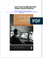 Download textbook Contemporary Security Management Fourth Edition David Patterson ebook all chapter pdf 