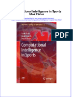 Textbook Computational Intelligence in Sports Iztok Fister Ebook All Chapter PDF