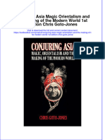 Download textbook Conjuring Asia Magic Orientalism And The Making Of The Modern World 1St Edition Chris Goto Jones ebook all chapter pdf 