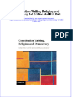 Download textbook Constitution Writing Religion And Democracy 1St Edition Asli U Bali ebook all chapter pdf 