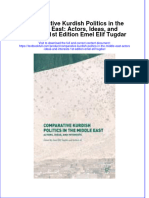 Textbook Comparative Kurdish Politics in The Middle East Actors Ideas and Interests 1St Edition Emel Elif Tugdar Ebook All Chapter PDF
