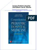 PDF Comprehensive Pediatric Hospital Medicine 2Nd Edition Lisa B Zaoutis Ebook Full Chapter