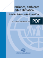 Migraciones Ambiente y Cambio Climatico Estudio de Casos en America Del Sur 0