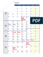 Academic Calendar English Program 1-2024