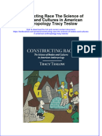 Download textbook Constructing Race The Science Of Bodies And Cultures In American Anthropology Tracy Teslow ebook all chapter pdf 