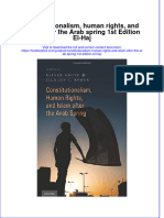 Download textbook Constitutionalism Human Rights And Islam After The Arab Spring 1St Edition El Haj ebook all chapter pdf 