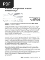 A inclusão da subjetividade no ensino da psicopatologia - Serpa Jr