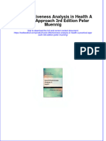 Download textbook Cost Effectiveness Analysis In Health A Practical Approach 3Rd Edition Peter Muennig ebook all chapter pdf 