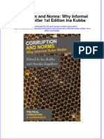 Download textbook Corruption And Norms Why Informal Rules Matter 1St Edition Ina Kubbe ebook all chapter pdf 