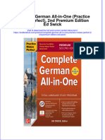 Download full chapter Complete German All In One Practice Makes Perfect 2Nd Premium Edition Ed Swick pdf docx