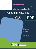 Desarrollo Curricular Matemática 1er Ciclo EDITADO