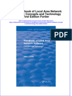 Textbook CRC Handbook of Local Area Network Software Concepts and Technology First Edition Fortier Ebook All Chapter PDF
