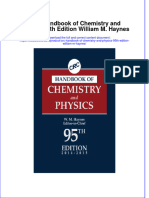 Download textbook Crc Handbook Of Chemistry And Physics 95Th Edition William M Haynes ebook all chapter pdf 