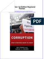 Download textbook Corruption 1St Edition Raymond Fisman ebook all chapter pdf 