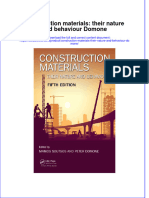 Textbook Construction Materials Their Nature and Behaviour Domone Ebook All Chapter PDF