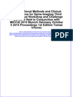 Download full chapter Computational Methods And Clinical Applications For Spine Imaging Third International Workshop And Challenge Csi 2015 Held In Conjunction With Miccai 2015 Munich Germany October 5 2015 Proceedings 1St pdf docx