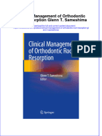 Download full chapter Clinical Management Of Orthodontic Root Resorption Glenn T Sameshima pdf docx